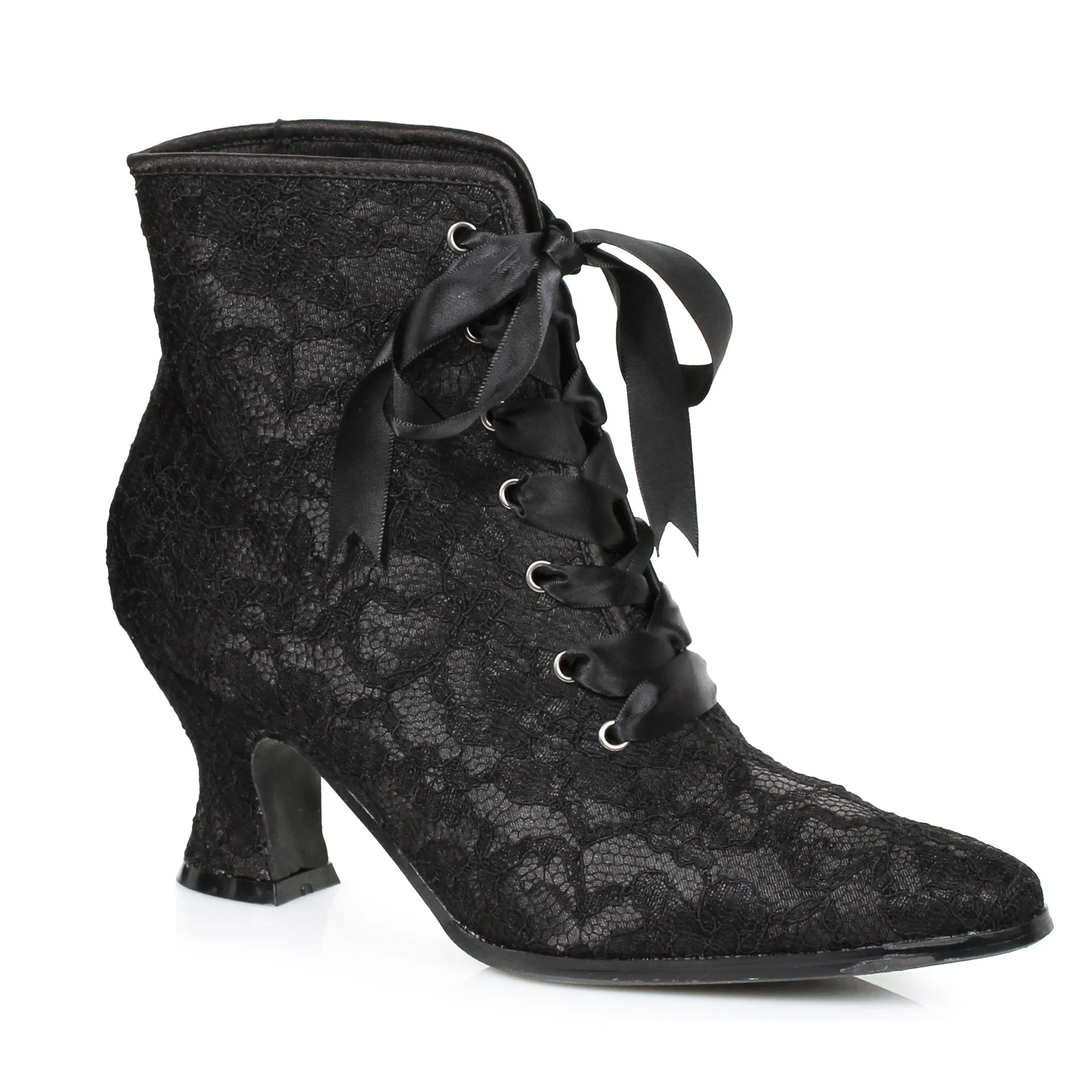 155-ELIZABETH 1.5" Heel Children's Boot with Lace.