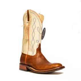 Anderson Bean Worn Saddle with Ochre Bone Top