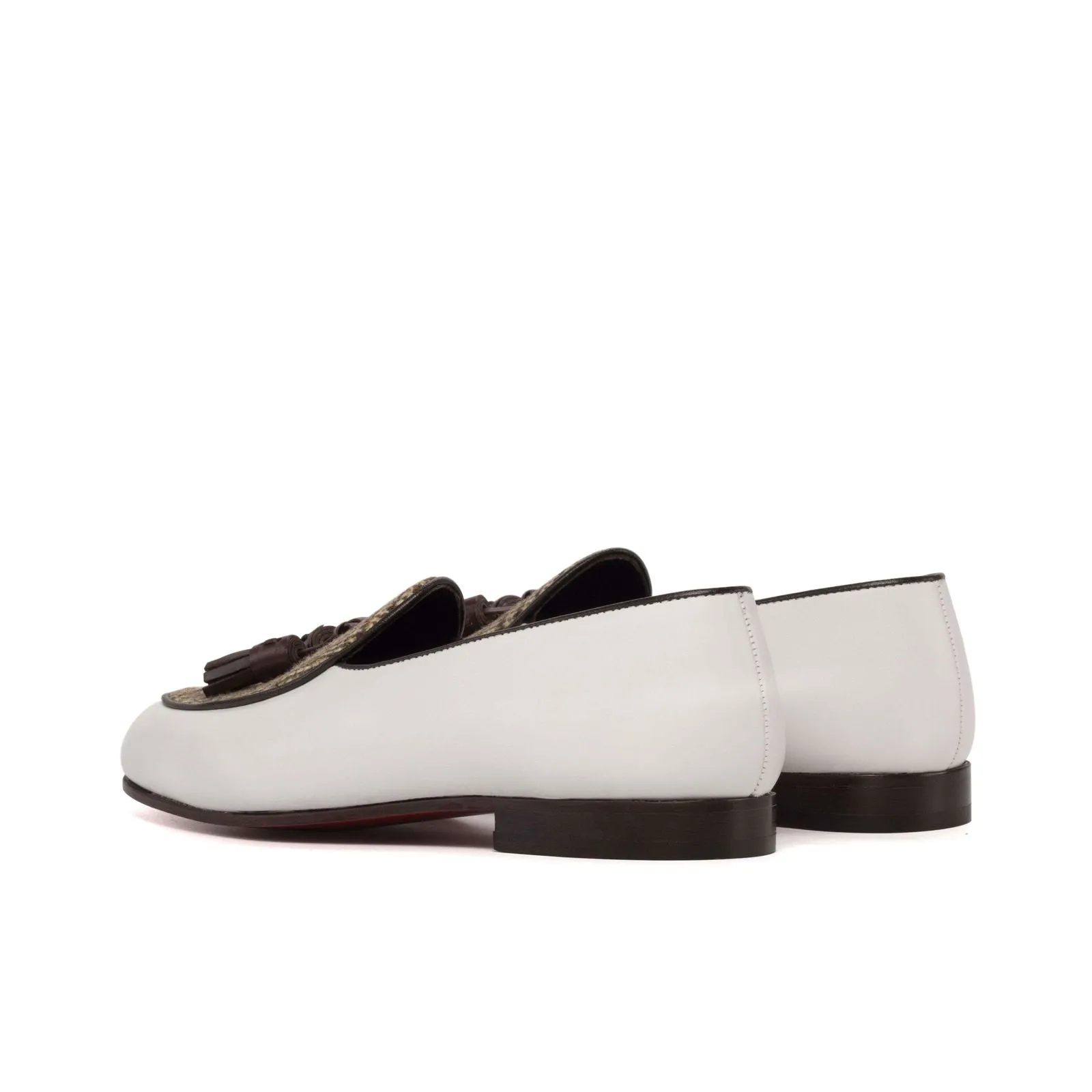 Belgian Slipper-Box Calf, Sartorial, White, Dark Brown, Brown-Wholesale