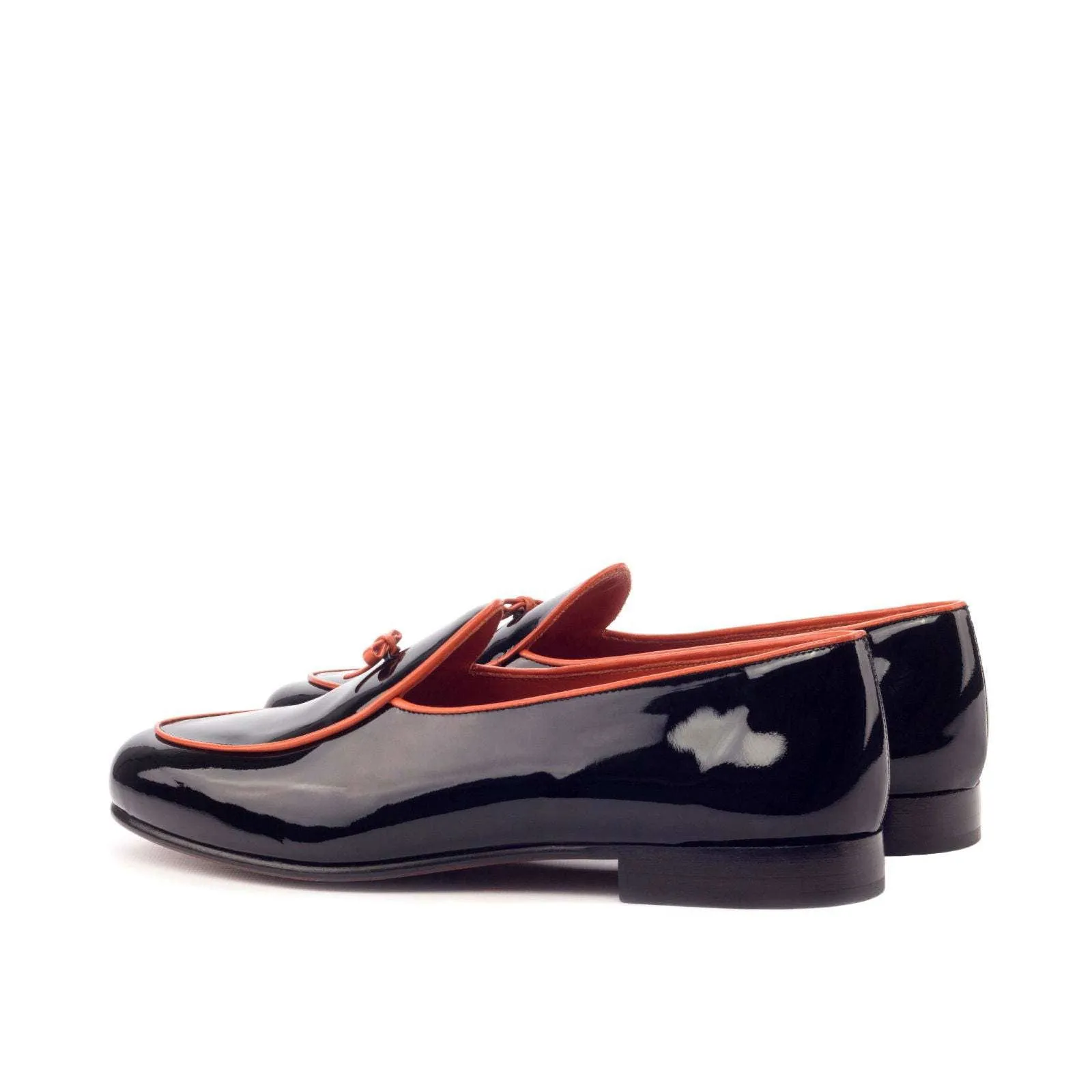 Belgian Slipper-Patent, Black-Wholesale