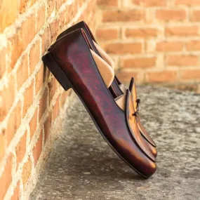 Belgian Slipper-Patina, Burgundy, Dark Brown-Wholesale