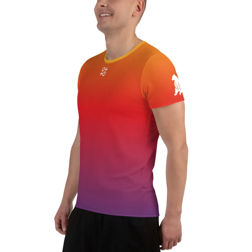 Berlin Dusk Men's Athletic T-shirt