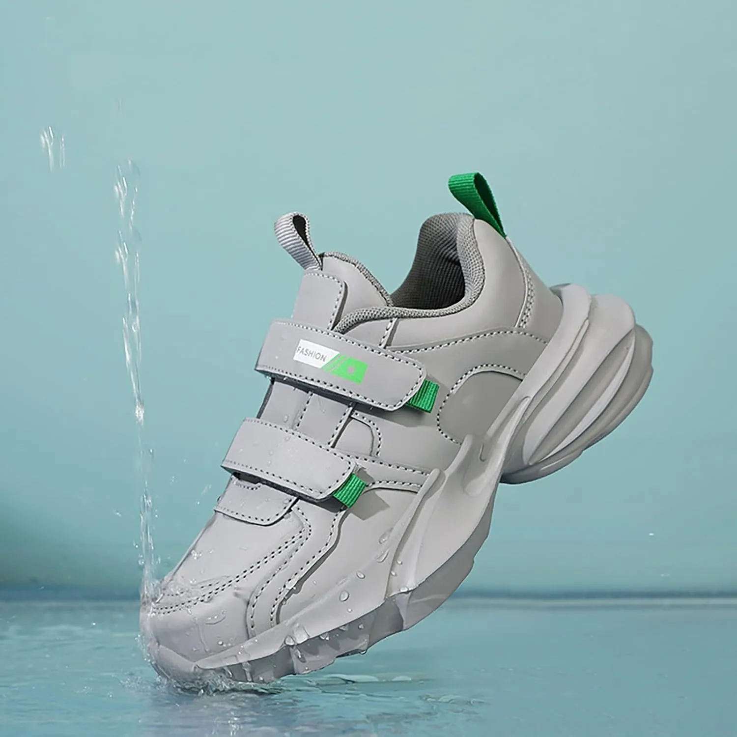 Boys School Sport Shoes Kids Lightweight Breathable Basketball Sneakers Soft Sole Outdoor Running Walking Shoes