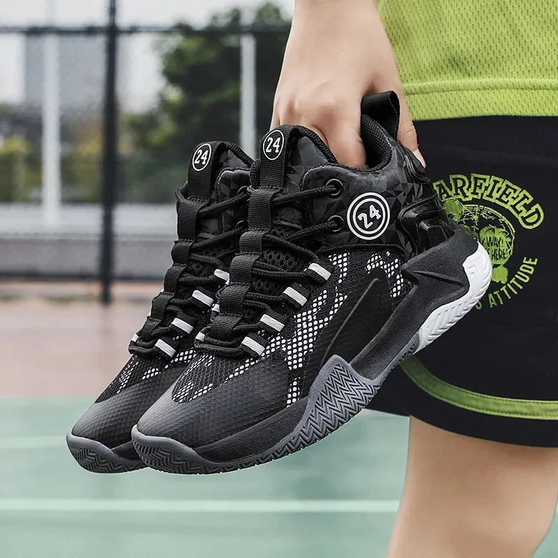 Children's High Top Basketball Shoes for Boy and Girl Number 24 Kid's