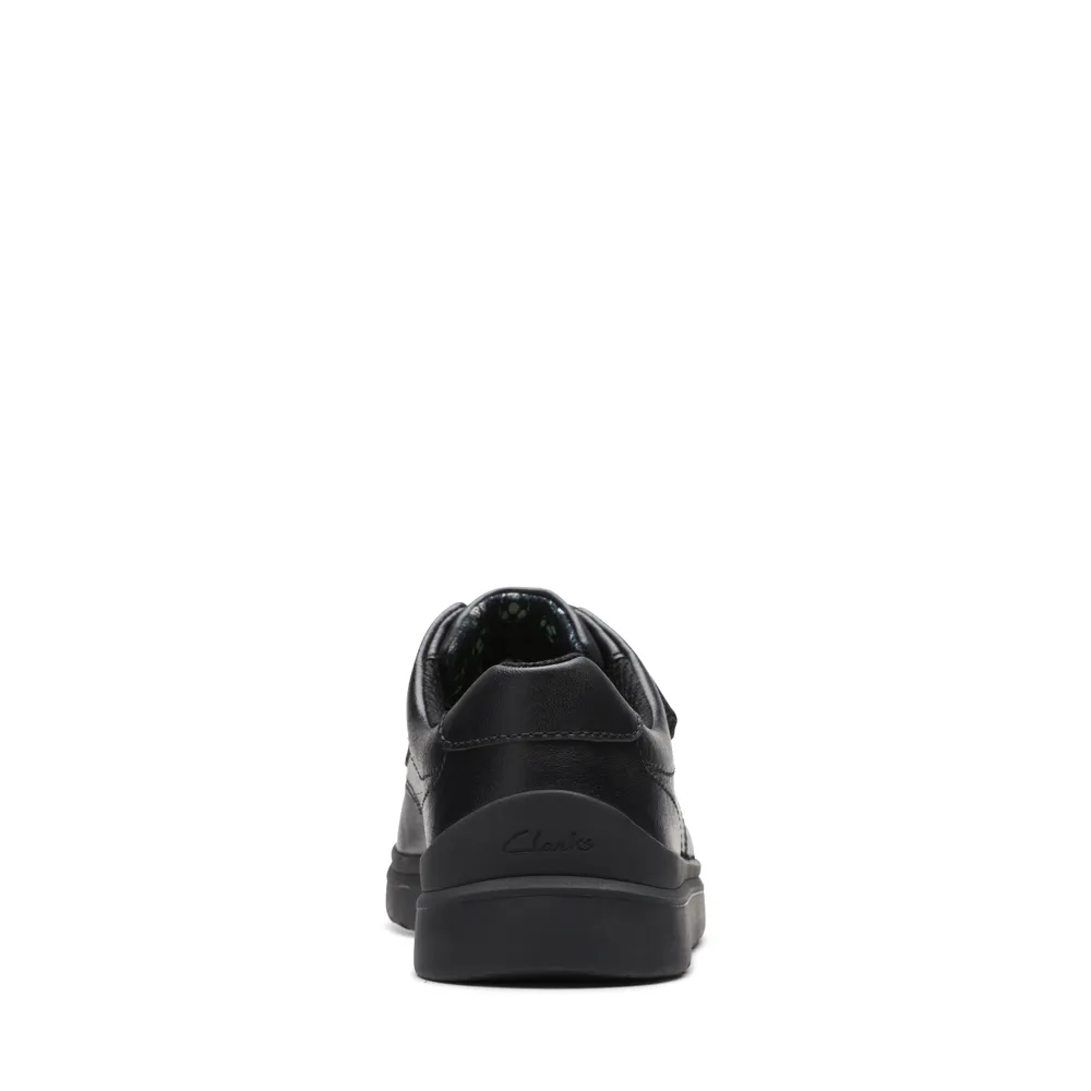 Clarks Goal Style K Black Leather
