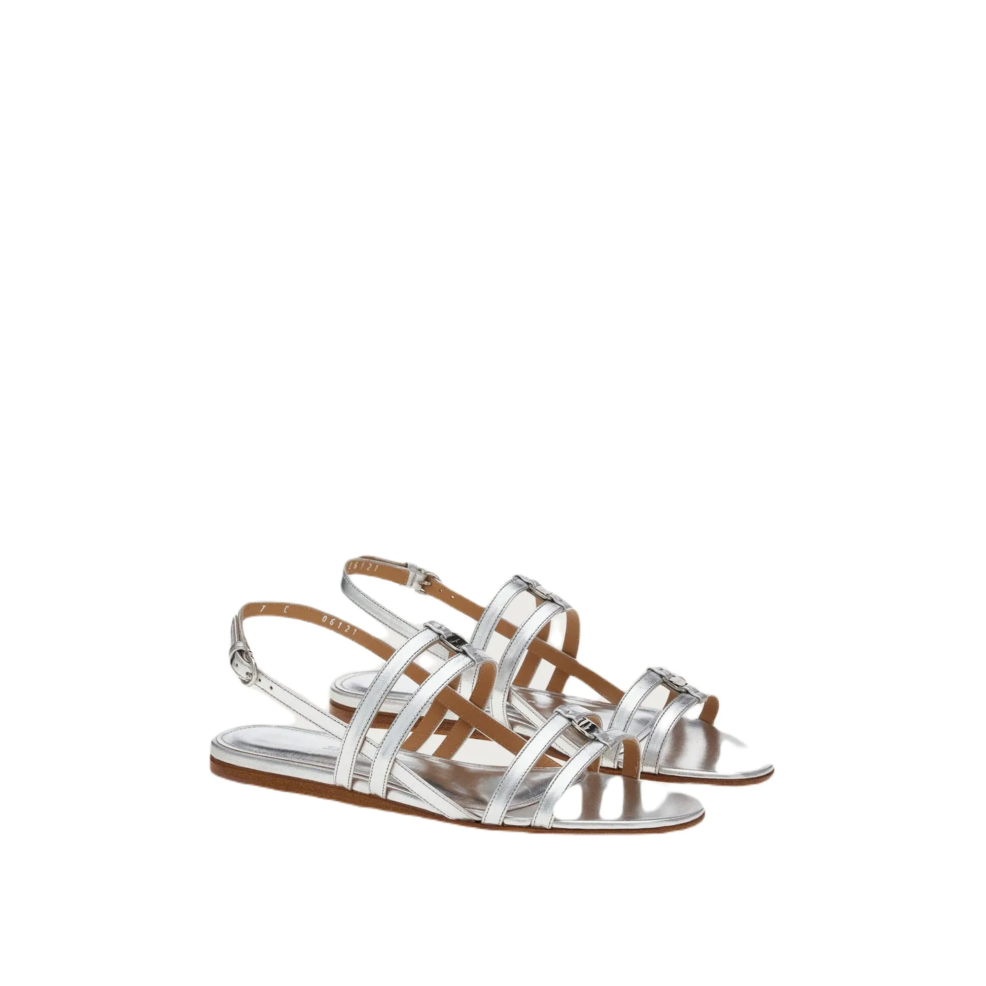 Ferragamo Typa Women's Sandals Silver