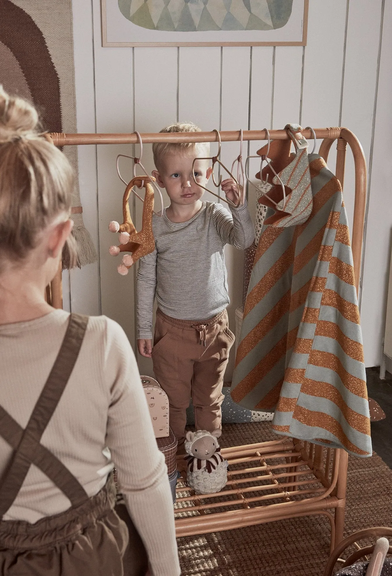 Hanger for kids - Tiny Fuku - 2 Pcs/Pack - Powder