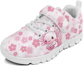 Kids Slip On Sneakers for Girls Soft Lightweight Athletic Tennis Shoes