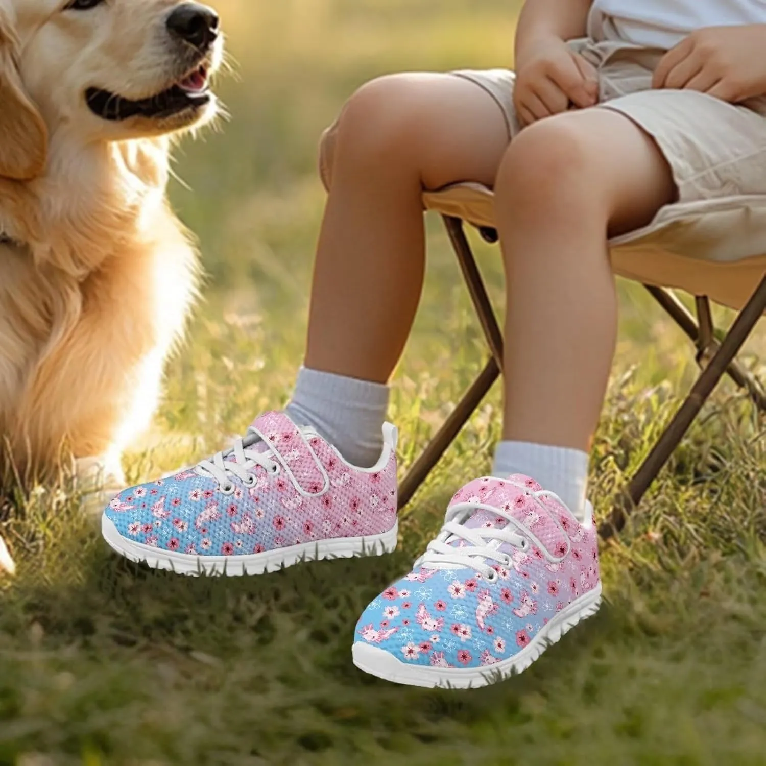 Kids Sneakers for Boys Girls Single Buckle Running Tennis Shoes Breathable Lightweight Sport Athletic Shoe for Little Kids Size 11-15 White Sole