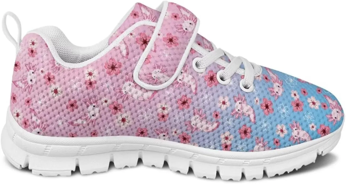 Kids Sneakers for Boys Girls Single Buckle Running Tennis Shoes Breathable Lightweight Sport Athletic Shoe for Little Kids Size 11-15 White Sole