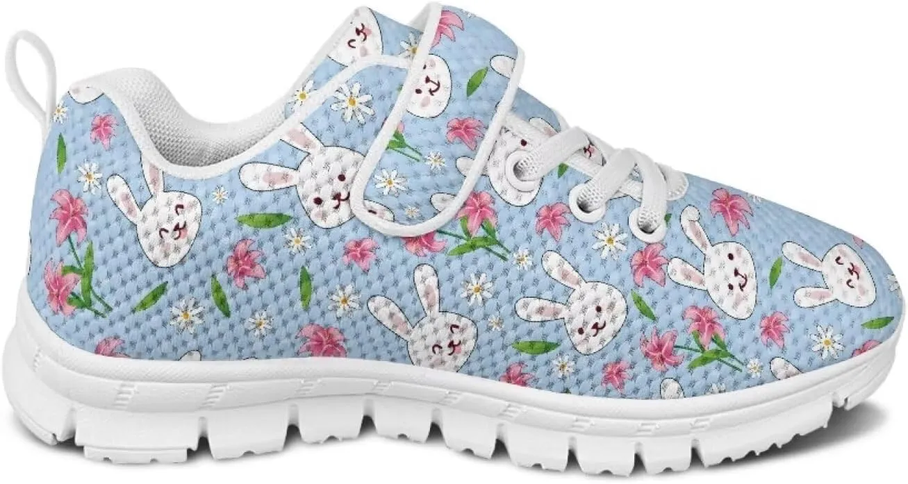 Kids Sport Shoes for Little Child Girls Mesh Design Breathable Slip On Single Buckle