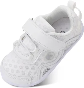 LeIsfIt Toddler Boys Girls Sneakers Kids Barefoot Walking Shoes Lightweight Mesh Tennis Shoes