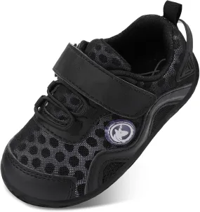 LeIsfIt Toddler Boys Girls Sneakers Kids Barefoot Walking Shoes Lightweight Mesh Tennis Shoes