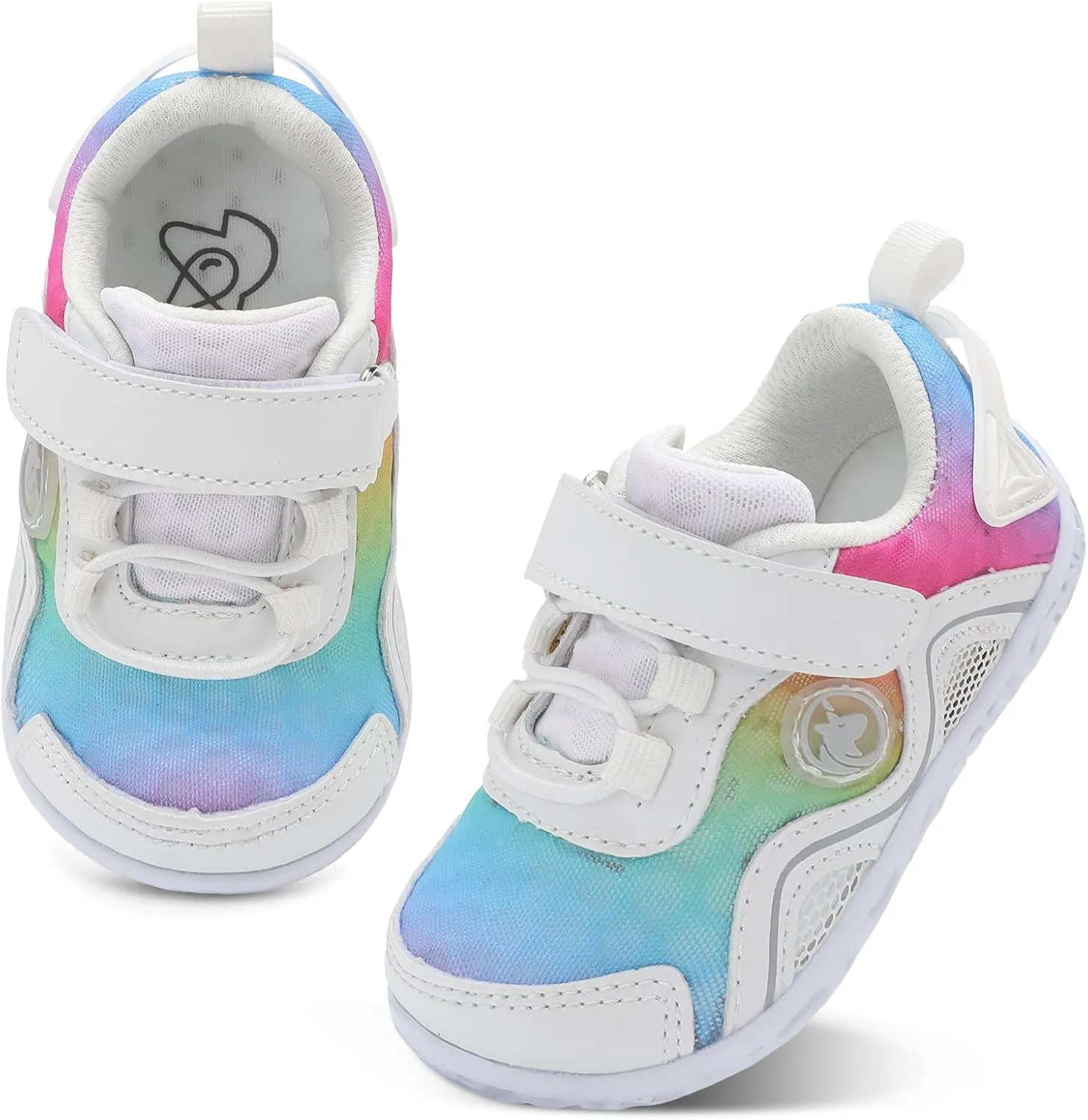 LeIsfIt Toddler Boys Girls Sneakers Kids Barefoot Walking Shoes Lightweight Mesh Tennis Shoes