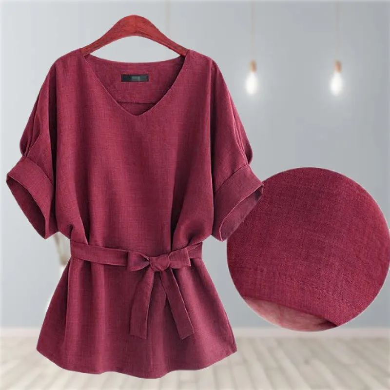 Linen Doll Sleeve Shirt