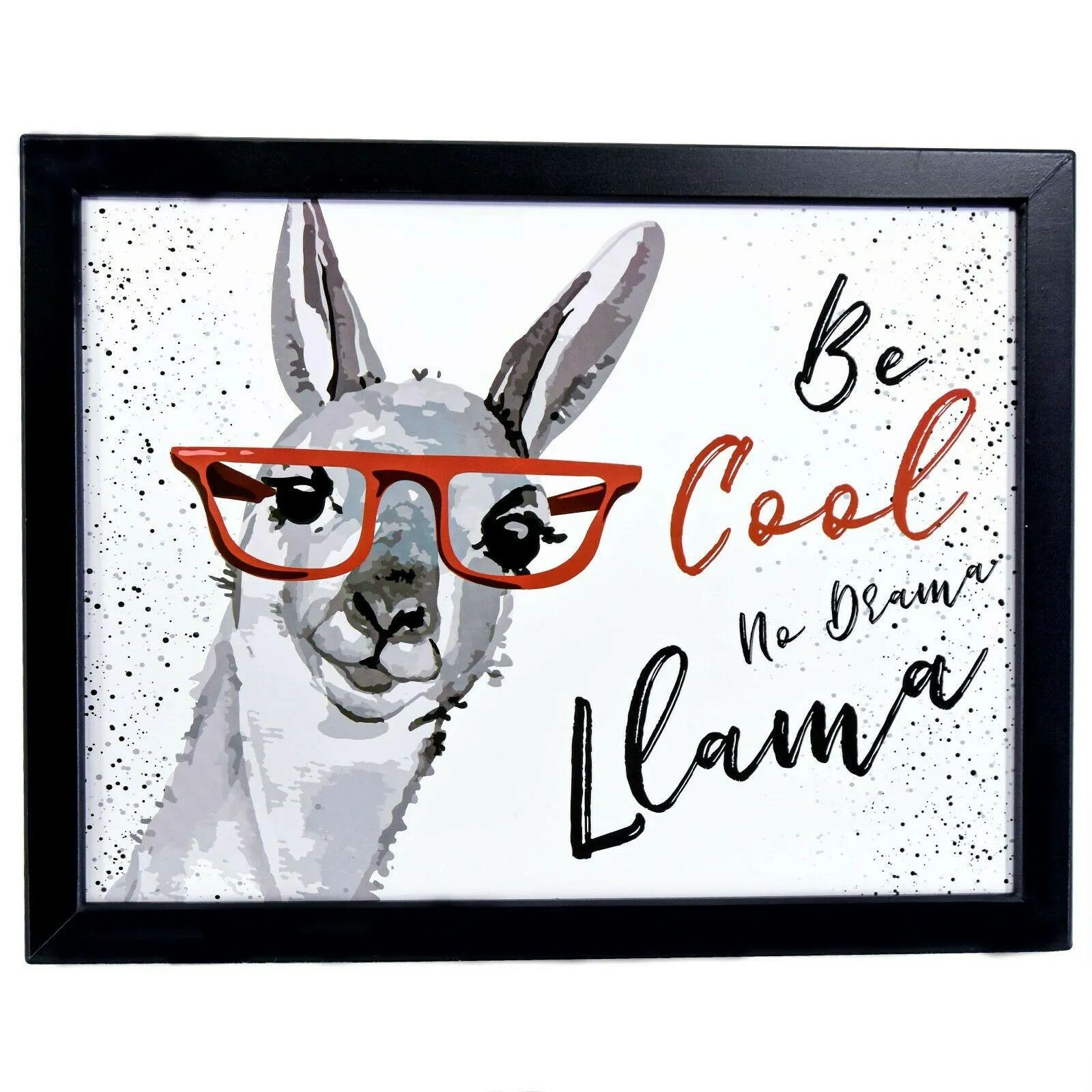 Llama Lap Tray With Bean Bag Cushion