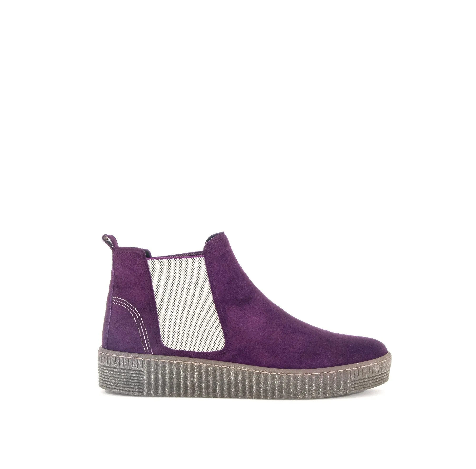 Lourdes Dark Purple Chelsea Boots