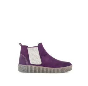 Lourdes Dark Purple Chelsea Boots