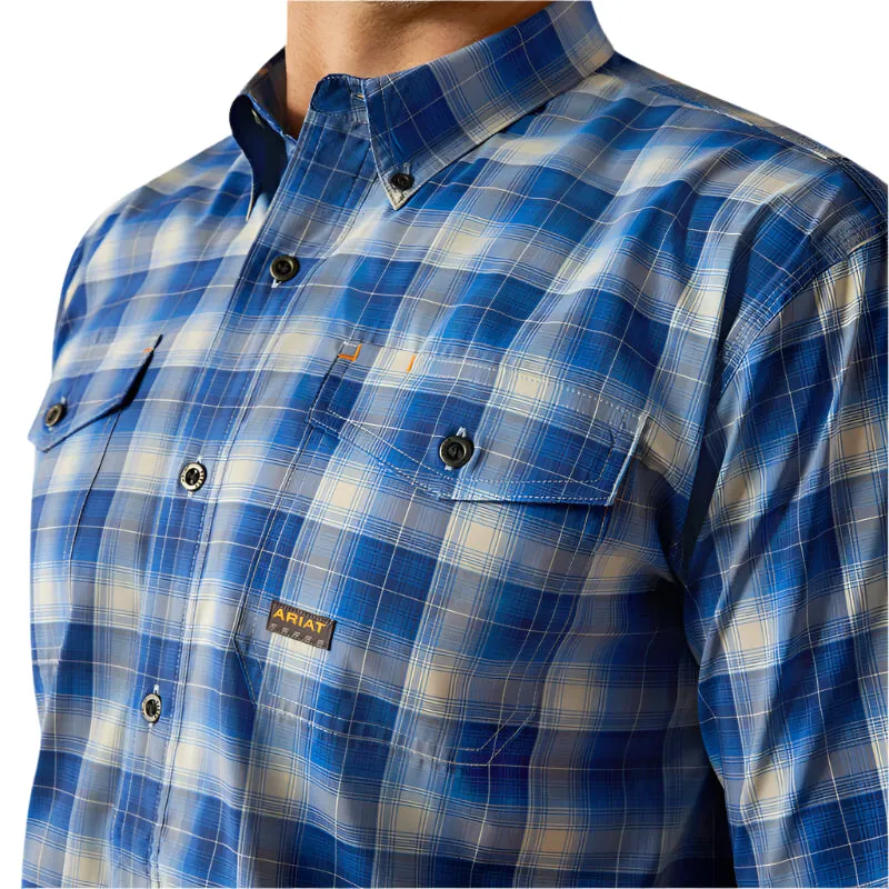 Men's Ariat Rebar Made Tough Vent TEK DuraStretch Work Shirt 10058537