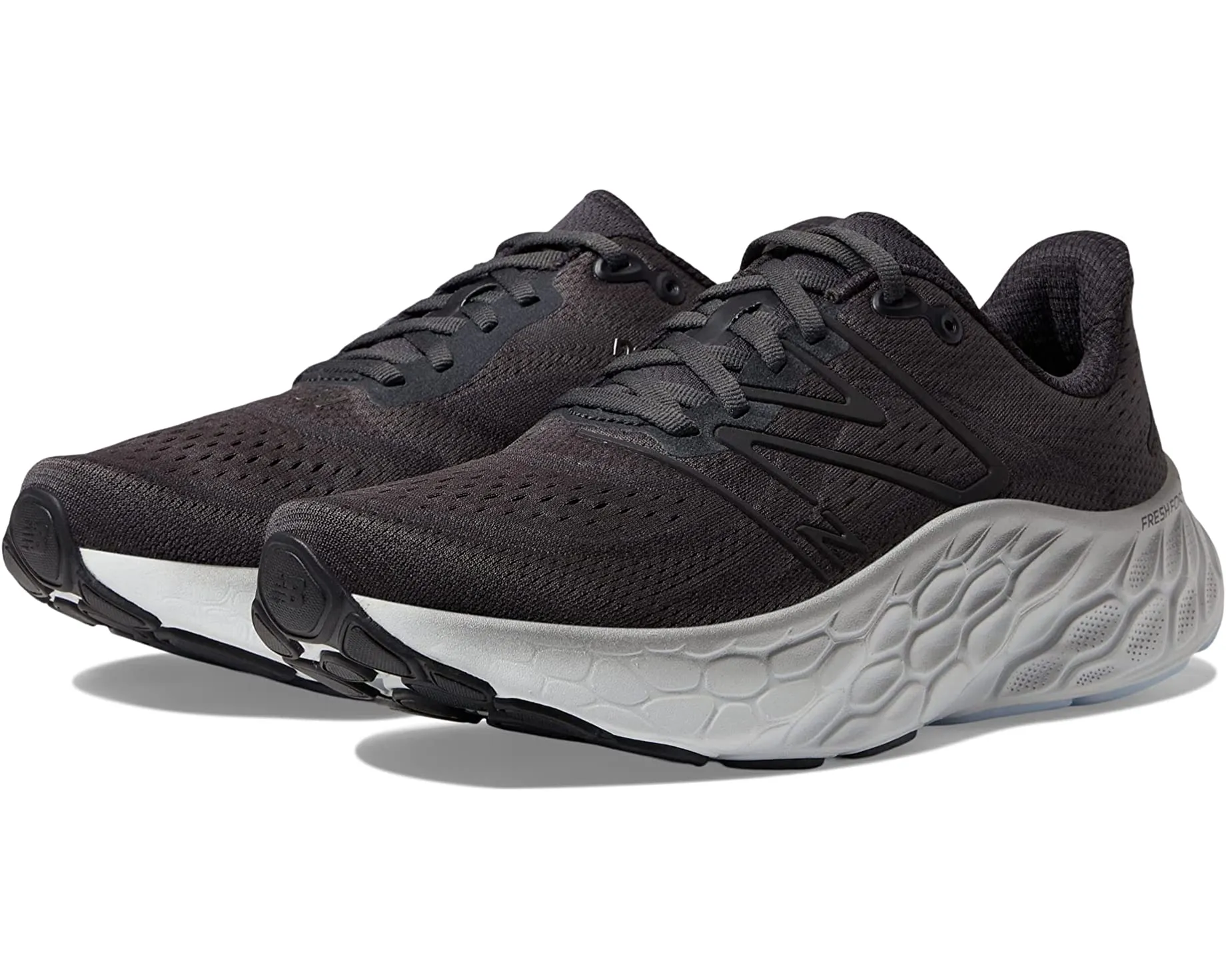 New Balance Fresh Foam X More v4 sneakers, black/gray