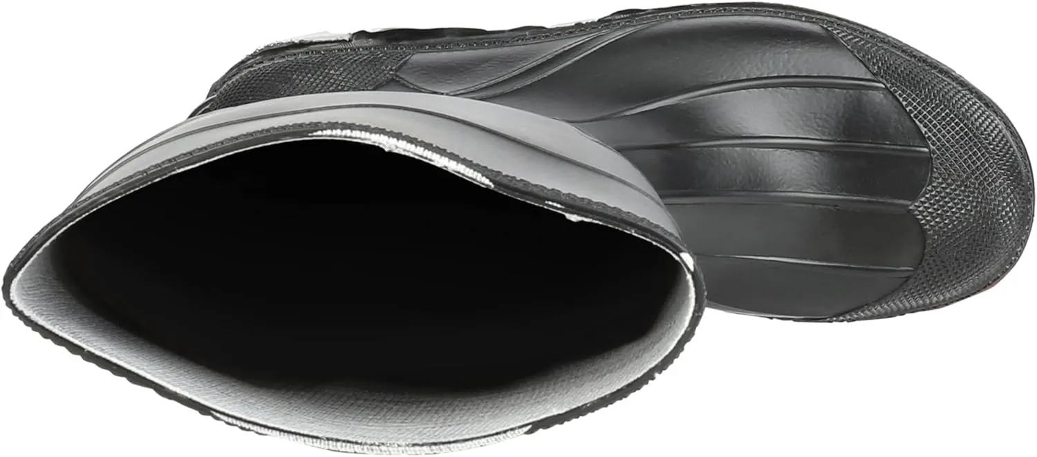 Servus XTP 15" PVC Chemical-Resistant Soft Toe Men's Work Boots, Black, Red & Grey (75108)