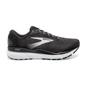 Brooks Ghost 16 Wide Womens Running Shoe in Black/Grey/White Color, D Width