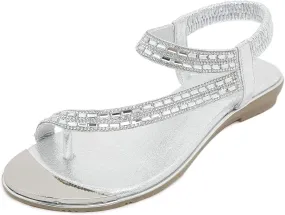 Womens Flip Flops Ladies Comfortable Walking Thong Sandals Elastic Strappy String Thong Ankle Strap Summer Sandals