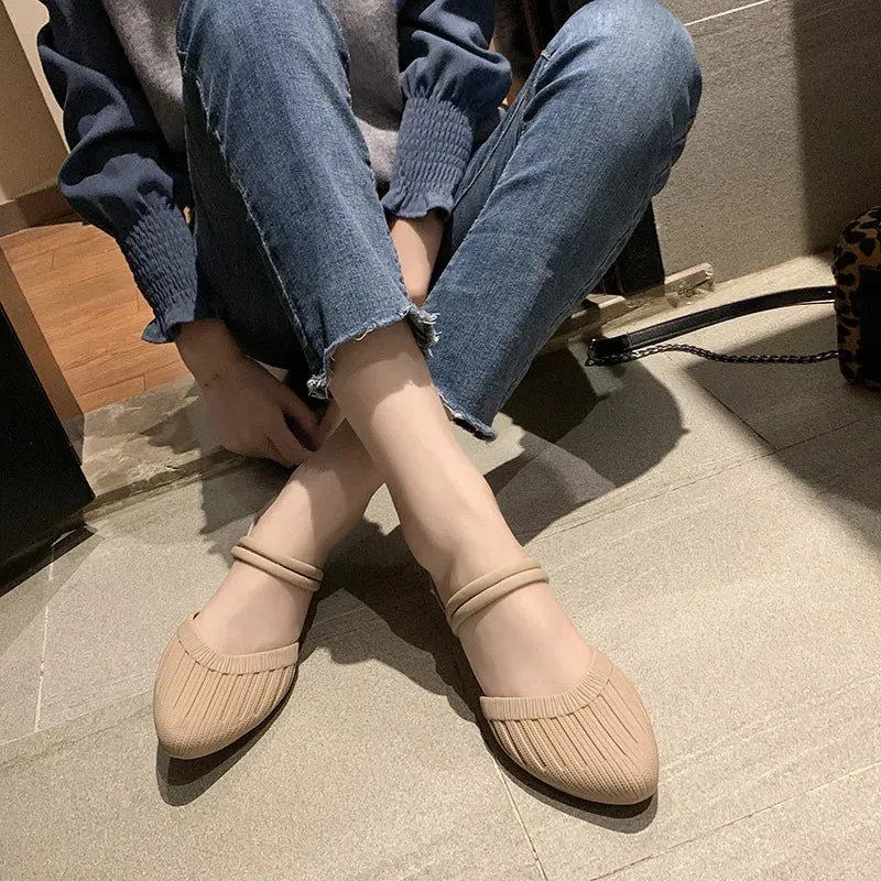 Women's Sandals Mules Slippers For Beach Shoes Close Toe Women Heels Strappy Wedges Plastic Sandals - WSD50223